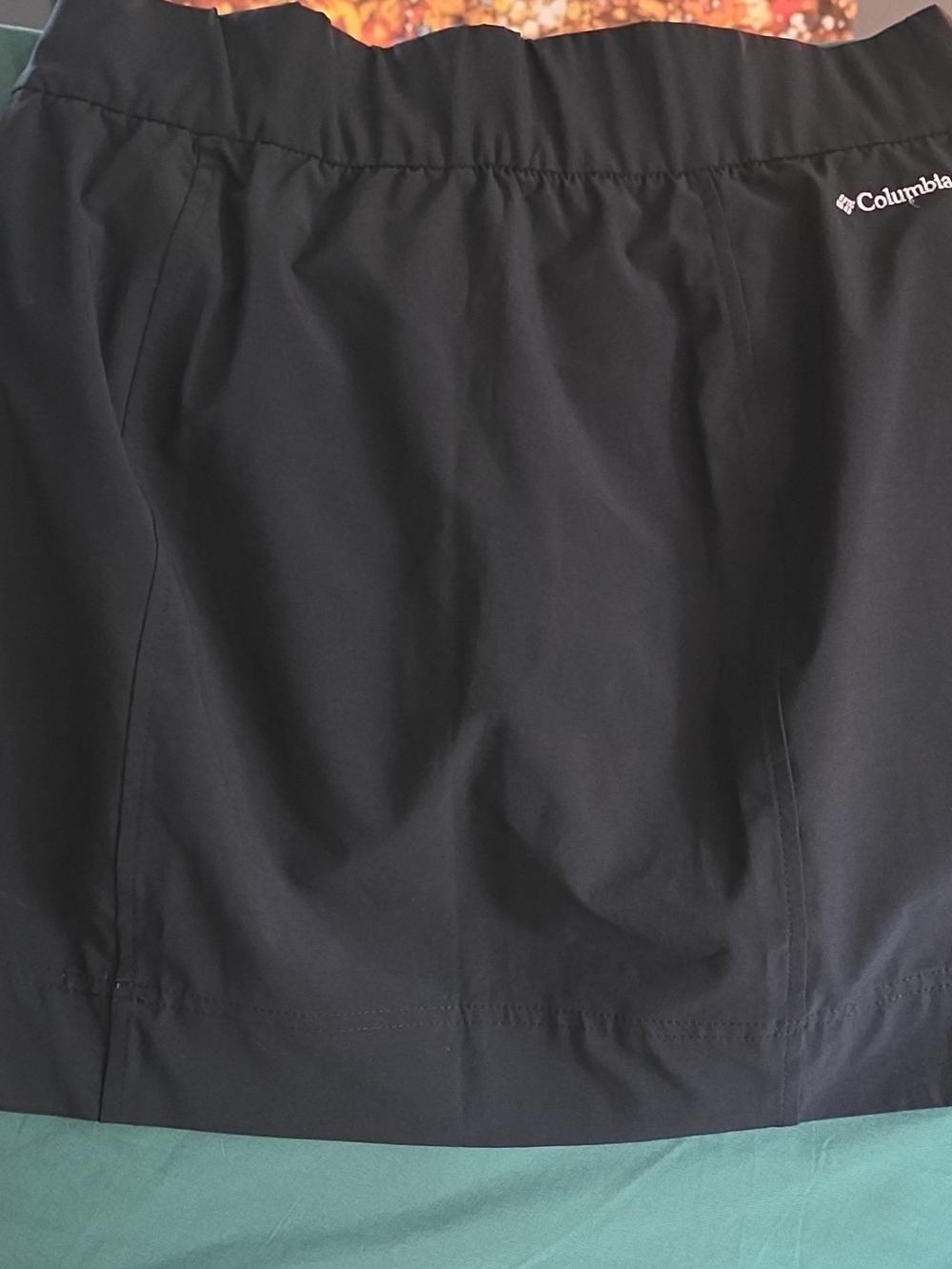 Columbia Black Performance Skirt with White Logo